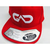 GO ALL DAY® Logo Snapback Hat (Red)