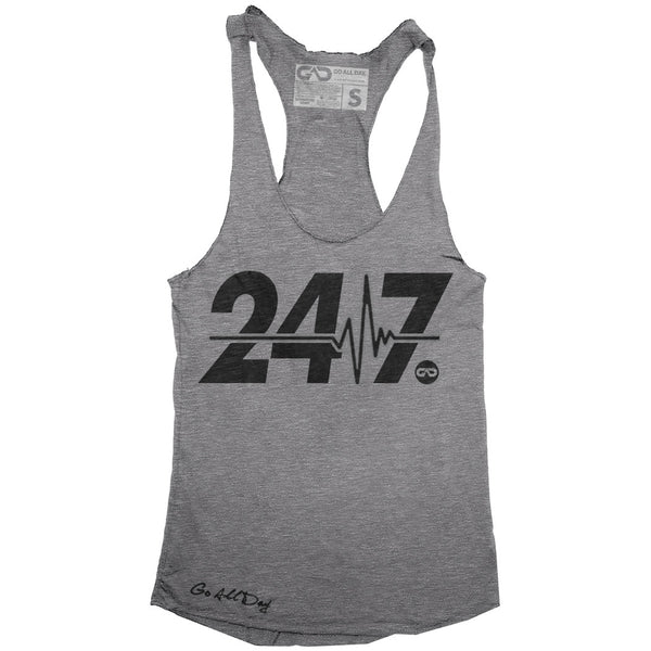 ★GLOWNY★ AIR RACER BACK TANK 4 Colors AIR RACER BACK TANK (WHITE) - GLOWNY