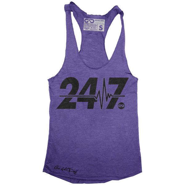 ★GLOWNY★ AIR RACER BACK TANK 4 Colors AIR RACER BACK TANK (WHITE) - GLOWNY