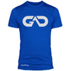 GO ALL DAY Infinity Logo Poly/Cotton Tee (Blue)