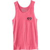 GO ALL DAY® Unisex Tank (Neon Heather Pink) Small Logo
