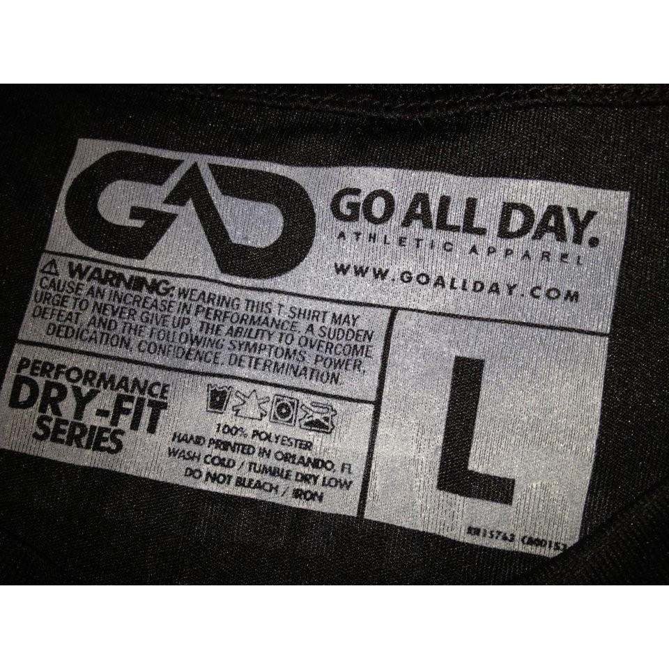 DRY-FIT Mens Tee (Navy Blue) Performance - GO ALL DAY® Athletic Apparel