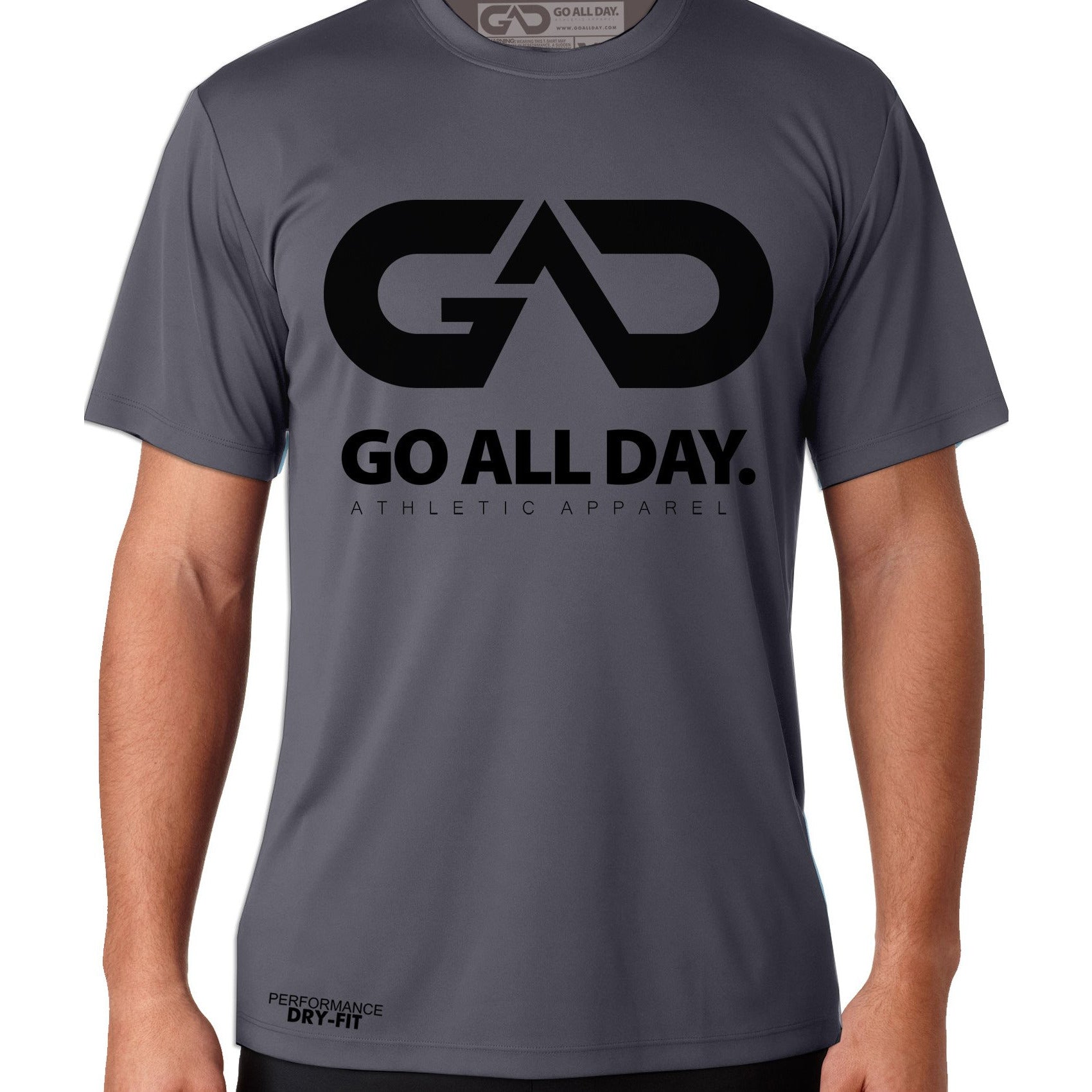 DRY-FIT Mens Tee (Slate Grey) Performance
