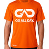 DRY-FIT Mens Tee (Neon Orange) Performance