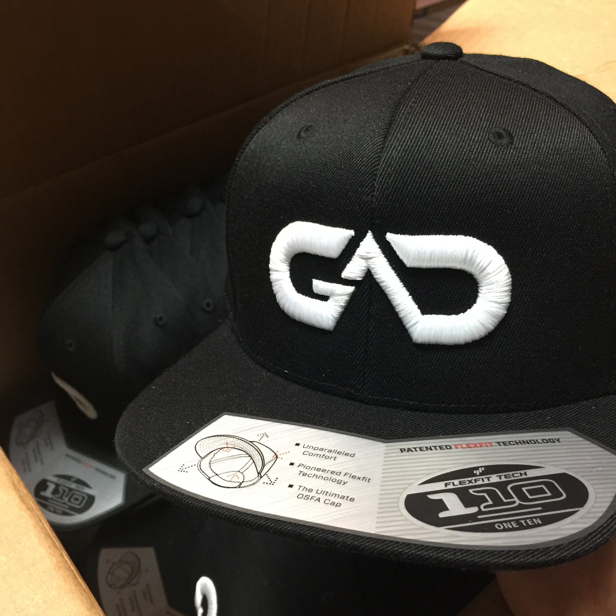 GO ALL DAY® Logo Snapback Hat (Black)