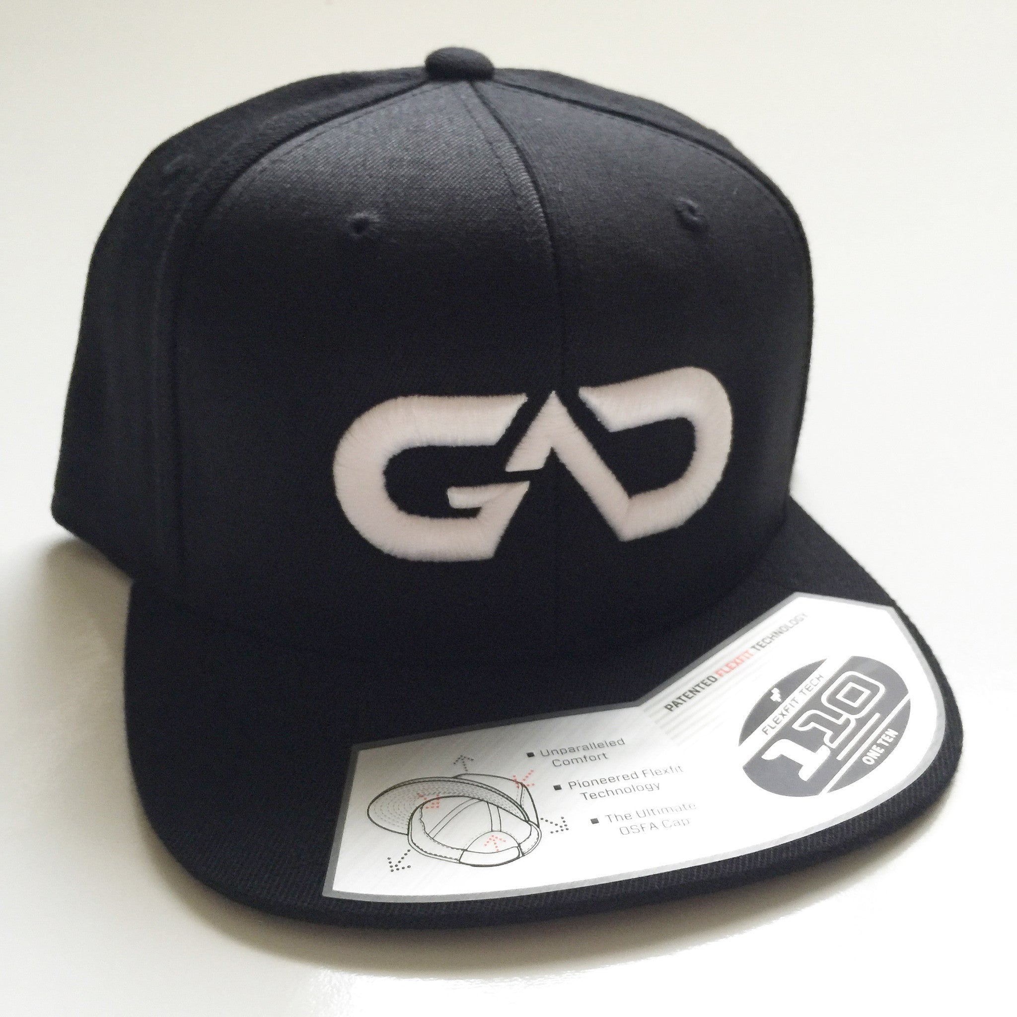 GO ALL DAY® Logo Snapback Hat (Black)
