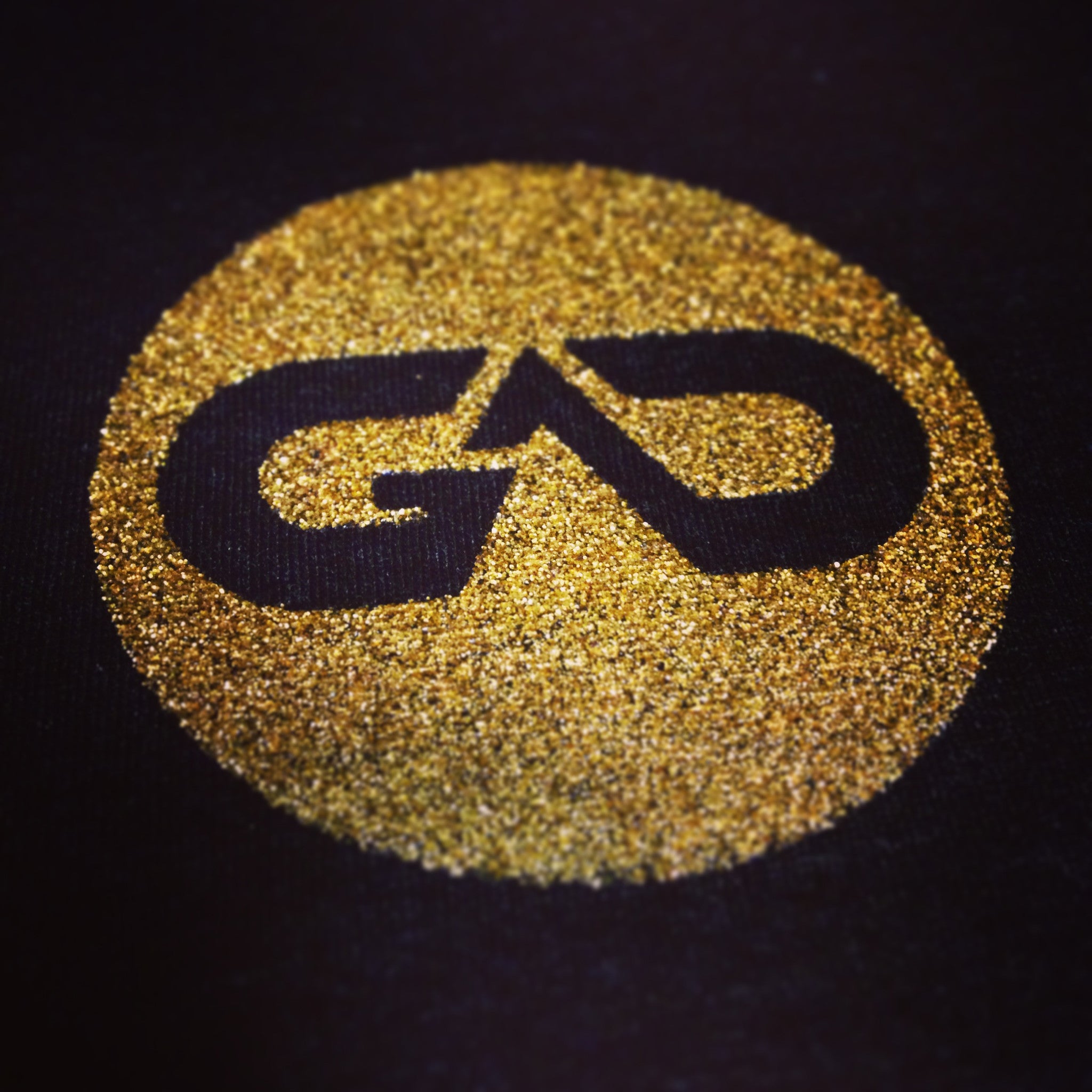 "GOAL DIGGER" Signature Series Racerback Tank (Black w/ Glitter Gold)