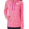 Women's "Cosmic" Hoodie Fleece (Coral Pink)