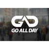 GO ALL DAY® Medium Stickers / Decals