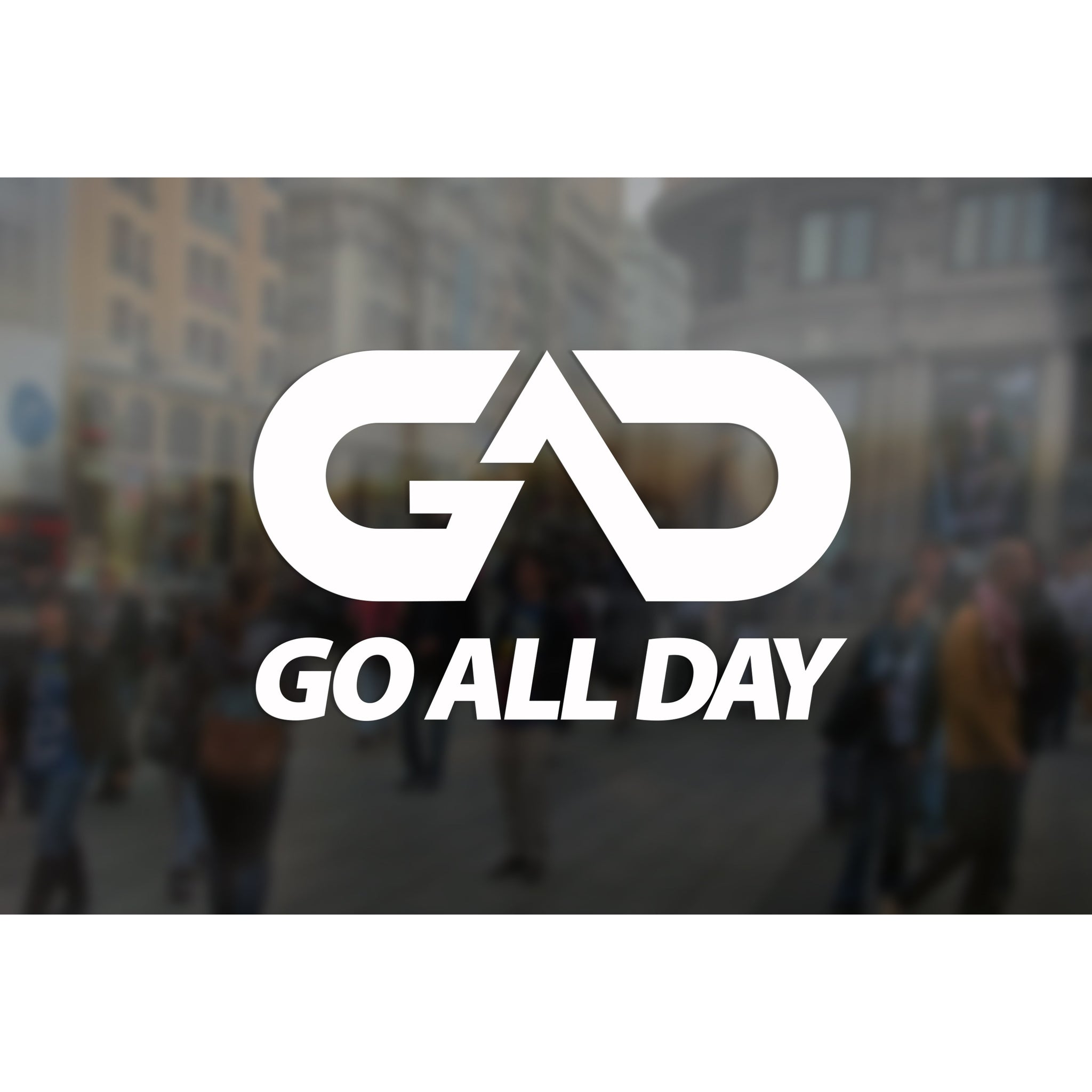 GO ALL DAY® Large Stickers / Decals - GO ALL DAY® Athletic Apparel