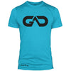GO ALL DAY Infinity Logo Poly/Cotton Tee (Teal)