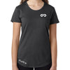 Women's GO ALL DAY Infinity Logo TriBlend Tee (Charcoal)