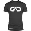 GO ALL DAY Infinity Logo Poly/Cotton Tee (Charcoal)