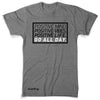 GO ALL DAY "POSITIVE LIFE" TriBlend Tee (Grey)