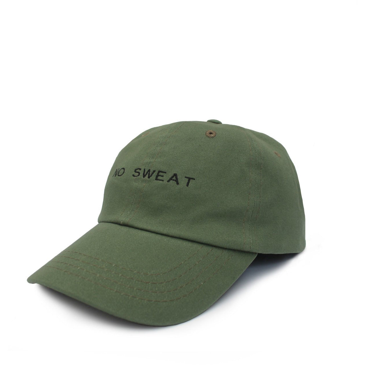 NO SWEAT' Dad Hat (Green Olive)