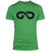 GO ALL DAY Infinity Logo Poly/Cotton Tee (Green)