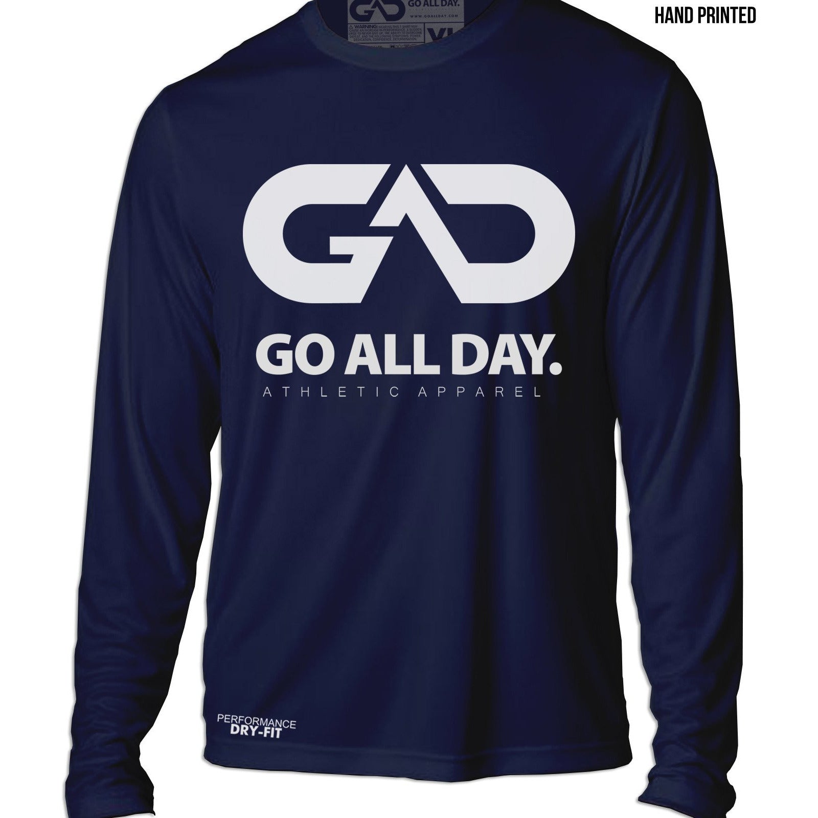 DRY-FIT Long-sleeve Shirt (Navy Blue) Performance DRY-FIT Long-sleeve Shirt (Navy Blue) Performance