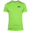 GO ALL DAY Infinity Logo Poly/Cotton Tee (Neon Green)
