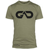 GO ALL DAY Infinity Logo Poly/Cotton Tee (Olive)