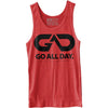 GO ALL DAY® Unisex Tank (Heather Red)