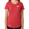Women's GO ALL DAY Infinity Logo TriBlend Tee (Red)