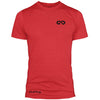 GO ALL DAY Infinity Logo Poly/Cotton Tee (Red)