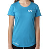 Women's GO ALL DAY Infinity Logo TriBlend Tee (Tahiti Blue)